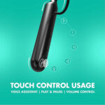 Wings Phantom 205 Neckband With Touch Controls - Image 3