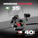 Wings Phantom 340 ANC Earbuds with Quad ENC Mic - Image 4