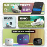 Wings Phantom 420 Low Latency Wireless Earbuds - Image 4