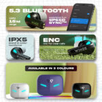 Wings Phantom 430 Best Low Latency Wireless Earbuds - Image 5