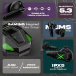 Wings X-Fire Low Latency Wireless Earbuds - Image 6