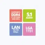 Zebronics H110M2 Motherboard – LGA 1151, M2 Slot - Image 8