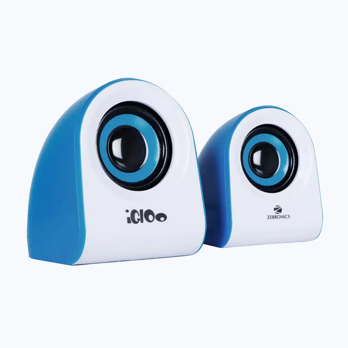 ZEB-IGLOO_01_2048x2048.webp ZEBRONICS Zeb-Igloo Portable Wireless Speaker – Black, 2.0 Channel, Multicolor - Image 1