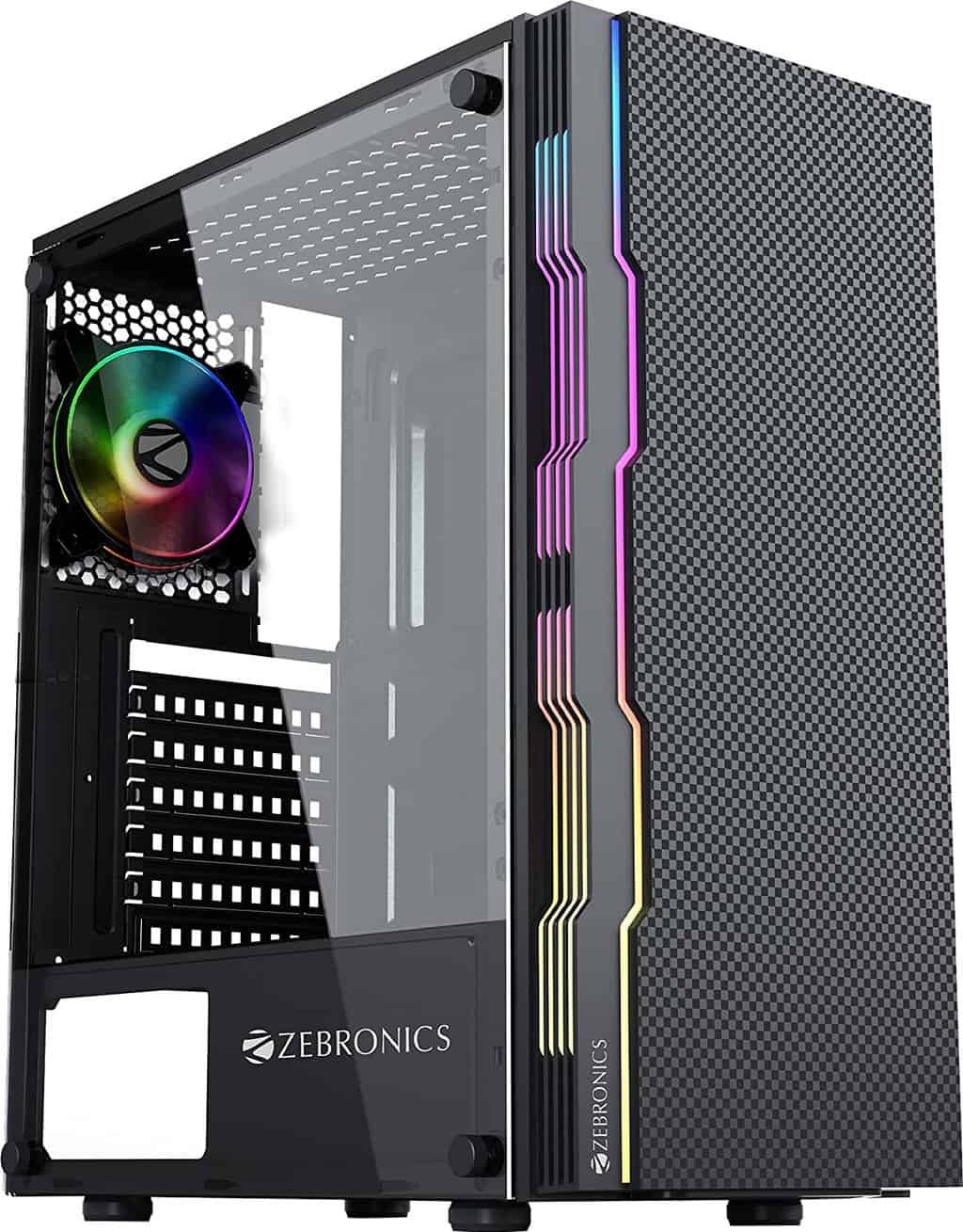 ZEBRONICS-Zeb-Platonicdatamation.jpg ZEBRONICS Zeb-Platonic Computer case/Gaming Cabinet - Image 1