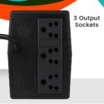 ZEBRONICS -U725 600VA UPS for Desktop/PC/Computers (not for Routers) with Automatic Voltage Regulation, Black - Image 6