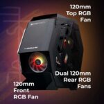 ZEBRONICS Zeb-Valhalla PRO Premium Gaming Cabinet with RGB sync - Image 3