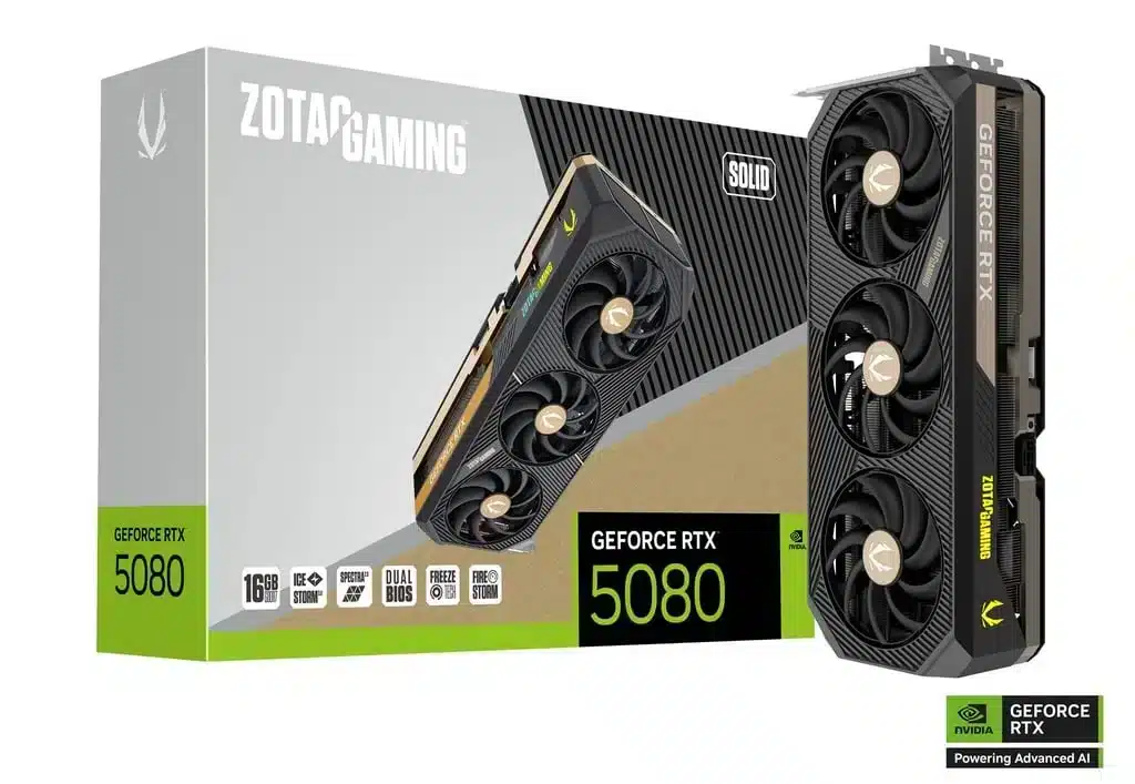 ZOTAC-GAMING-GeForce-RTX-5080-SOLID-Graphics-Card-1.webp Zotac Gaming GeForce RTX 5080 SOLID Graphics Card - Image 1
