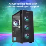 Zebronics AERO Mid-Tower Premium Gaming Cabinet - Image 3