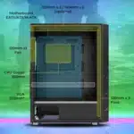 Zebronics AERO Mid-Tower Premium Gaming Cabinet - Image 4