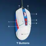 Zebronics Astro Wired Mouse White - Image 3