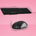 Zebronics COMPANION-107 Wireless Laptop Keyboard Mouse - Image 2