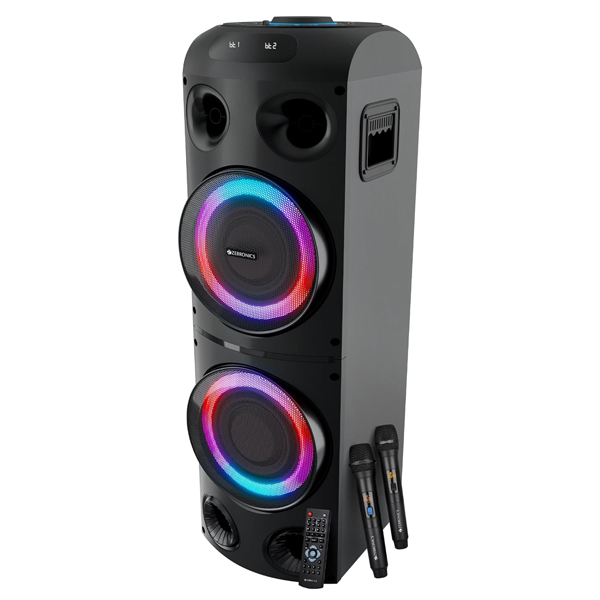 Zebronics-Knock-Party-DJ-Speaker-Dual-Wireless-UHF-Mic.jpg Zebronics Knock Party DJ Speaker Dual Wireless UHF Mic - Image 1