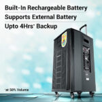 Zebronics Metal PRO Powerful DJ Trolley Speaker With UHF Wireless Mic - Image 4