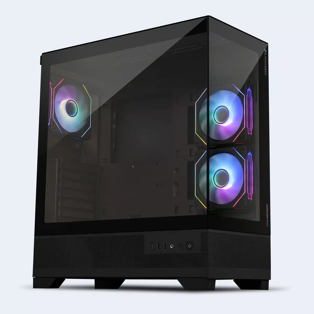 Zebronics-Mutant-ATX-Mid-Tower-Cabinet-1.webp Zebronics Mutant ATX Mid Tower Cabinet - Image 1