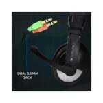 Zebronics Zeb-200HM Wired On Ear Headphone with Mic - Image 3
