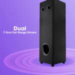 Zebronics Zeb-BT800RUF 50W Tower Speaker with Wired mic for Karaoke - Image 2