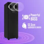 Zebronics Zeb-BT800RUF 50W Tower Speaker with Wired mic for Karaoke - Image 4