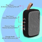 Zebronics Zeb-Delight 3 Watt Portable Speaker - Image 4
