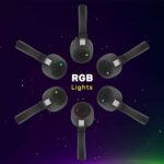 Zebronics Zeb-Duke Bluetooth Headphone with Voice Assistant Support, Multifunction Button, AUX Input and RGB Lights (Black) - Image 3