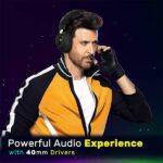 Zebronics Zeb-Duke Bluetooth Headphone with Voice Assistant Support, Multifunction Button, AUX Input and RGB Lights (Black) - Image 2