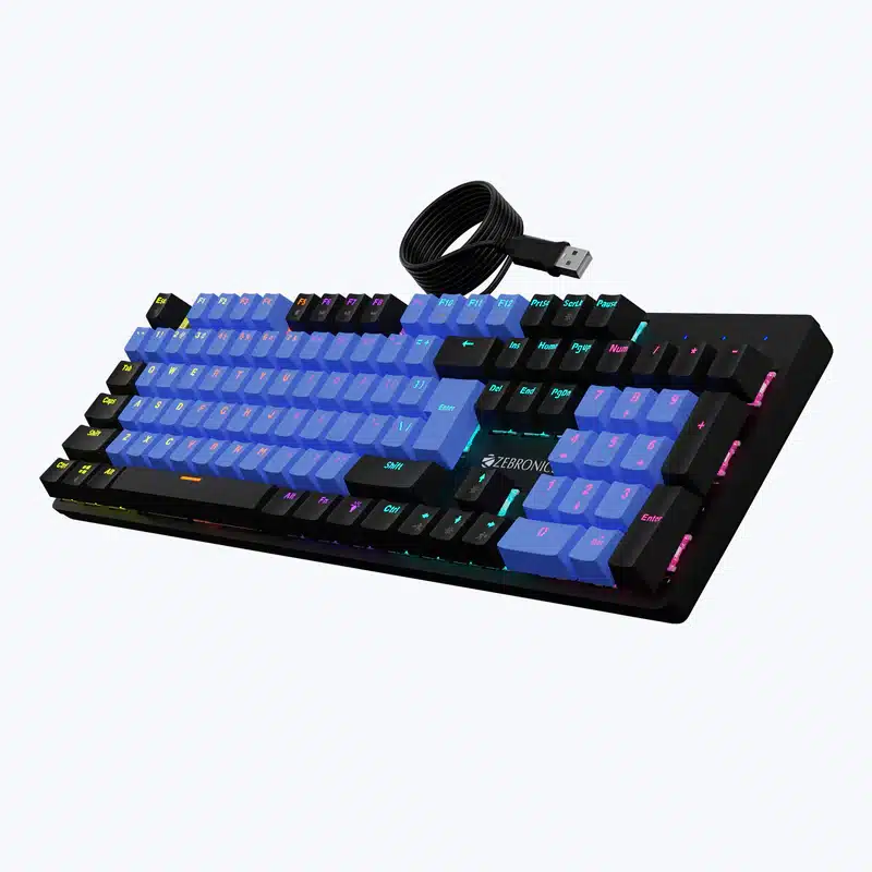 Zebronics-Zeb-Nitro-Plus-Blue-Black-Keyboard-1.webp Zebronics Zeb Nitro Plus Blue + Black Keyboard - Image 1