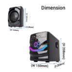 Zebronics Zeb Rainbow 4.1 Channel Home Theater Speaker - Image 5