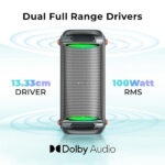 Zebronics Zeb-Roxor 100W DJ Speaker with Dolby audio - Image 4