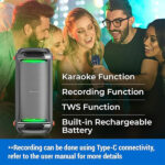 Zebronics Zeb-Roxor 100W DJ Speaker with Dolby audio - Image 6