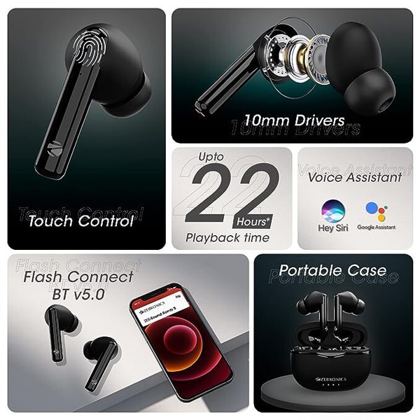 Zebronics-Zeb-Sound-Bomb-5-Wireless-Earbuds-3.jpg Zebronics Zeb-Sound Bomb 5 Wireless Earbuds - Image 3