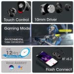 Zebronics Zeb-Sound Bomb N2 TWS Earbuds - Image 4