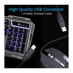 Zebronics Zeb-Transformer Gaming Keyboard and Mouse Combo (USB, Braided Cable) - Image 8