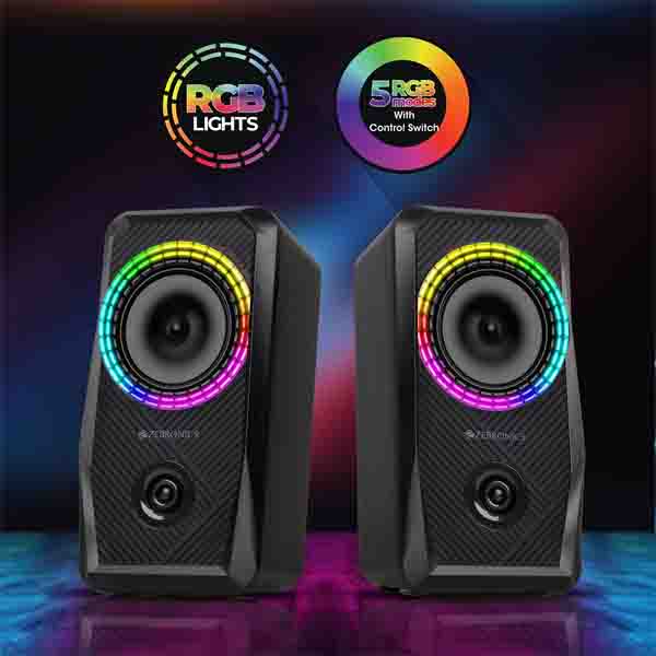 Zebronics-Zeb-Warrior-2.jpg Zebronics Zeb-Warrior 4 10 watts 2.0 Speaker - Image 2
