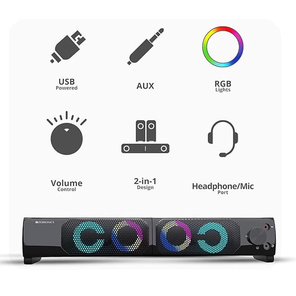 Zebronics-Zeb-Wonderbar-10-USB-Powered-2-0-Computer-Speaker-5.jpg Zebronics Zeb-Wonderbar 10 USB Powered 2.0 Computer Speaker - Image 5