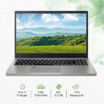 Acer Aspire Vero Green Thin and Light Laptop Intel Core i5 11th Gen (Windows 11 Home/MS Office/8 GB/512 GB SSD/Fingerprint Reader/Backlit KB) AV15-51 with 39.6 cm (15.6 inch) with FHD IPS Display - Image 5