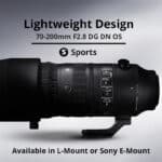 SIGMA 70-200mm F2.8 DG DN OS | Sports