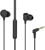 BoAt Bassheads 103 Black Wired Headset  (Black, In the Ear)