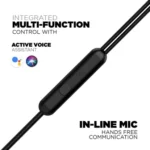 BoAt Bassheads 103 Black Wired Headset  (Black, In the Ear) - Image 5