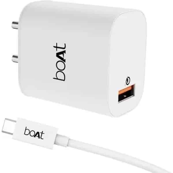 boAt 18W Power Charger with Detachable Cable