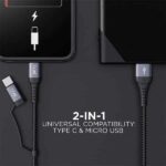 boAt Deuce USB 300 2 in 1 Type-C & Micro USB Cable - Image 3