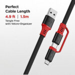 boAt Deuce USB 500 2-In-1 Charging Cable - Image 2