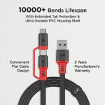 boAt Deuce USB 500 2-In-1 Charging Cable - Image 4