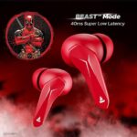 boAt Immortal 121 Deadpool Edition TWS Gaming Earbuds - Image 3