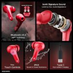 boAt Immortal 121 Deadpool Edition TWS Gaming Earbuds - Image 6
