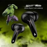 boAt Immortal 121 Hulk Edition TWS Gaming Earbuds - Image 3