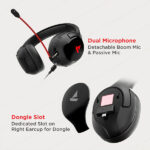 boAt Immortal IM 1300 Gaming Bluetooth Wireless Over Ear Headphones - Image 5