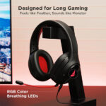 boAt Immortal IM 1300 Gaming Bluetooth Wireless Over Ear Headphones - Image 3