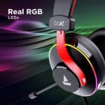 boAt Immortal IM-700 Gaming Bluetooth Wireless Over Ear Headphones - Image 5