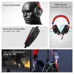 boAt Immortal IM-700 Gaming Bluetooth Wireless Over Ear Headphones - Image 2