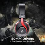boAt Immortal IM-700 Gaming Bluetooth Wireless Over Ear Headphones - Image 4