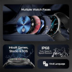boAt Lunar Peak with 1.45 AMOLED Display Advanced BT Calling Smart Watch - Image 3